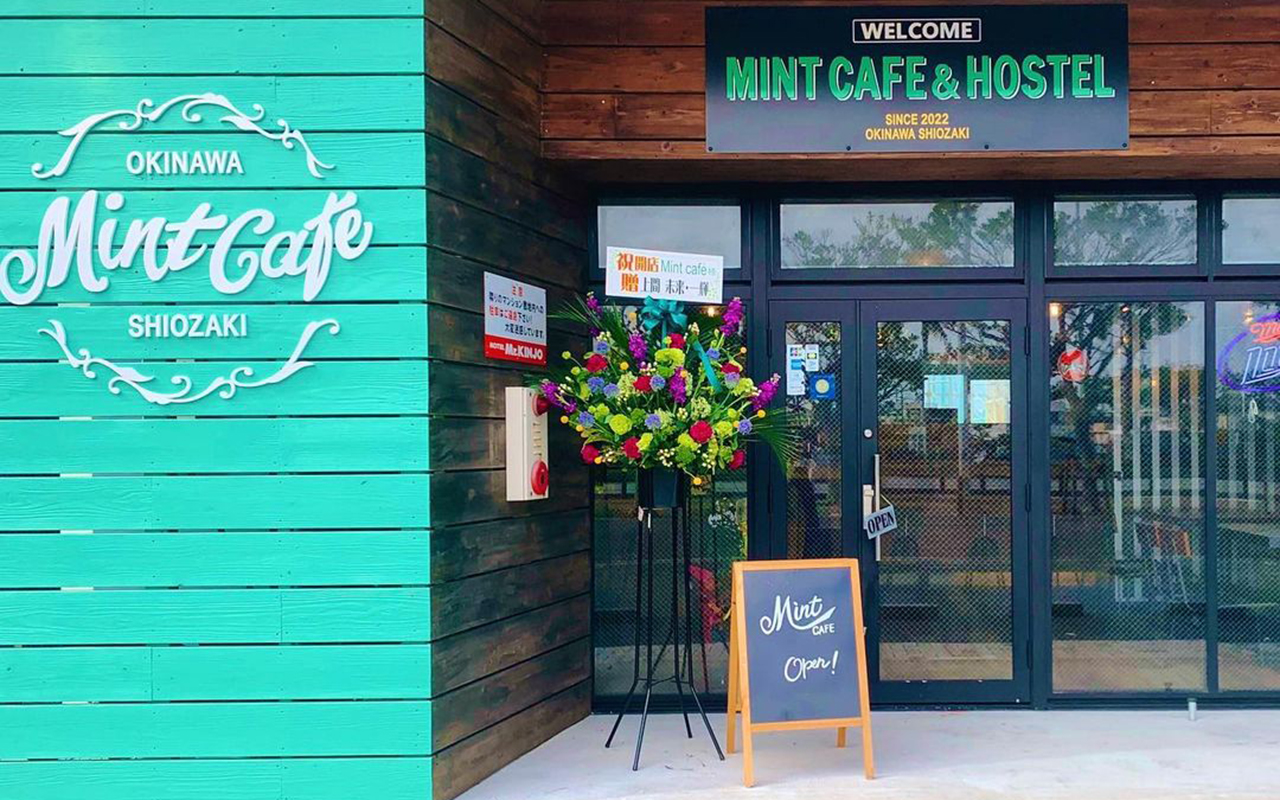 ホステル併設のパスタランチとモーニングがおすすめ！個室のあるカフェ「 Mint Cafe SHIOZAKI」沖縄県糸満市潮崎町